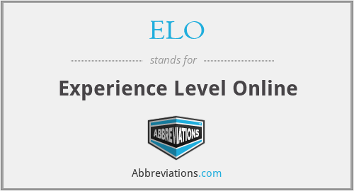 ELO - Experience Level Online