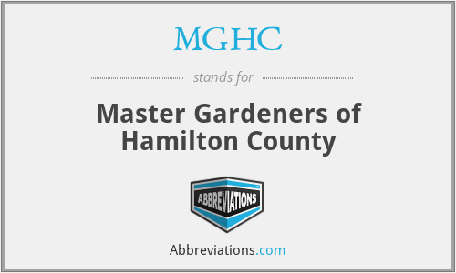 MGHC - Master Gardeners of Hamilton County
