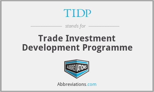 TIDP - Trade Investment Development Programme