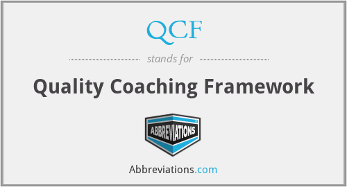 QCF - Quality Coaching Framework