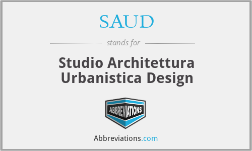 SAUD - Studio Architettura Urbanistica Design