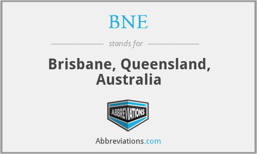 BNE - Brisbane, Queensland, Australia