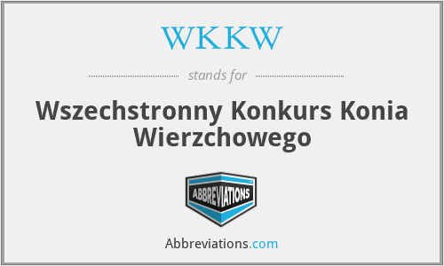 WKKW - Wszechstronny Konkurs Konia Wierzchowego