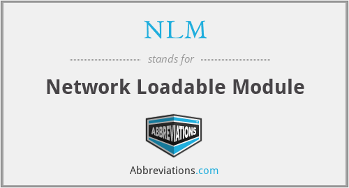NLM - Network Loadable Module