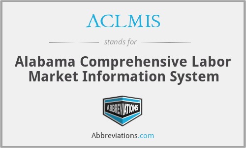 ACLMIS - Alabama Comprehensive Labor Market Information System