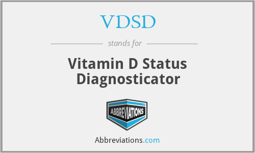 VDSD - Vitamin D Status Diagnosticator
