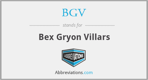 BGV - Bex Gryon Villars