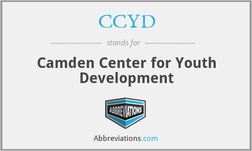 CCYD - Camden Center for Youth Development