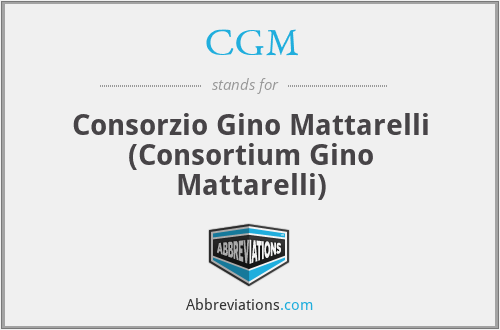 CGM - Consorzio Gino Mattarelli (Consortium Gino Mattarelli)
