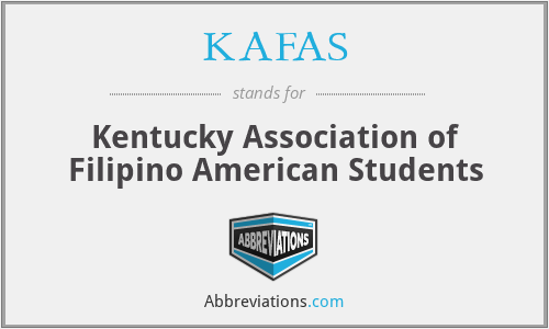 KAFAS - Kentucky Association of Filipino American Students