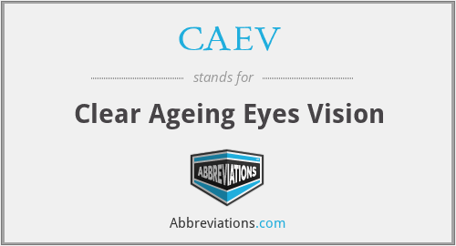 CAEV - Clear Ageing Eyes Vision