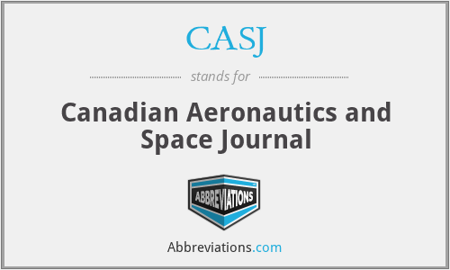 CASJ - Canadian Aeronautics and Space Journal