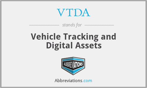 VTDA - Vehicle Tracking and Digital Assets