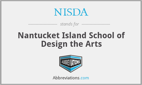 NISDA - Nantucket Island School of Design the Arts
