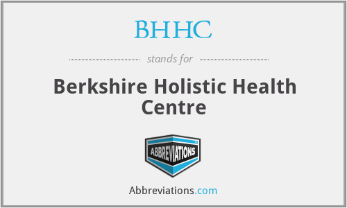 BHHC - Berkshire Holistic Health Centre