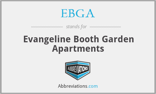 EBGA - Evangeline Booth Garden Apartments