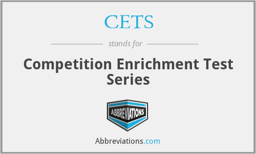 CETS - Competition Enrichment Test Series
