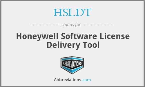 HSLDT - Honeywell Software License Delivery Tool