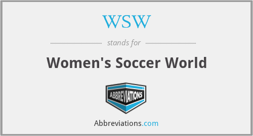 WSW - Women's Soccer World