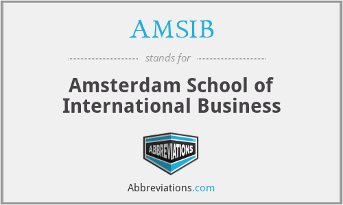 AMSIB - Amsterdam School of International Business
