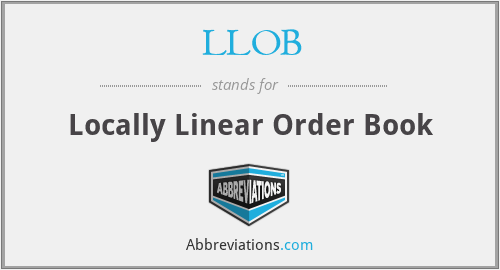 LLOB - Locally Linear Order Book