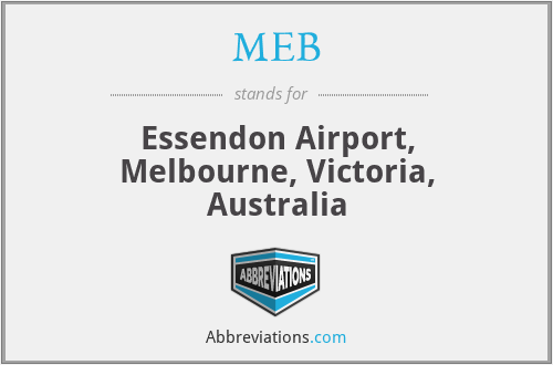 MEB - Essendon Airport, Melbourne, Victoria, Australia