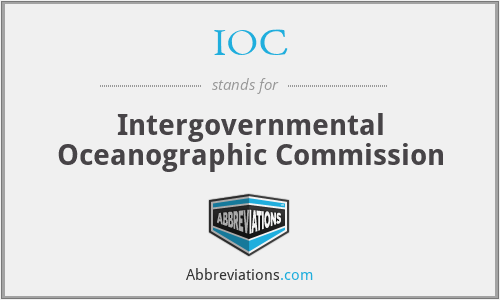 IOC - Intergovernmental Oceanographic Commission