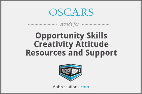 OSCARS - Opportunity Skills Creativity Attitude Resources and Support