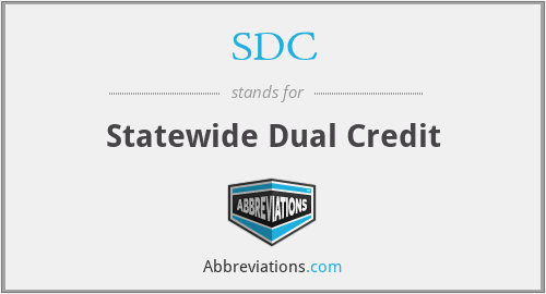 SDC - Statewide Dual Credit