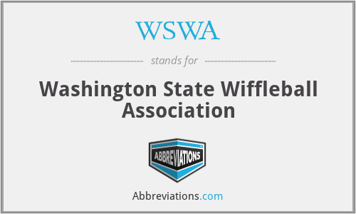 WSWA - Washington State Wiffleball Association