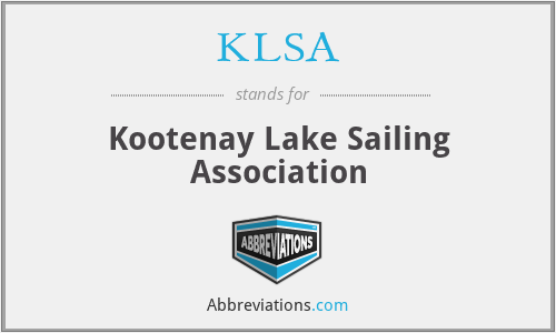 KLSA - Kootenay Lake Sailing Association