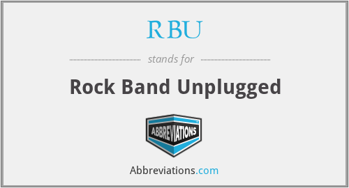 RBU - Rock Band Unplugged