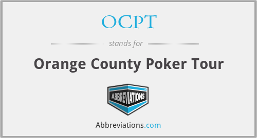 OCPT - Orange County Poker Tour