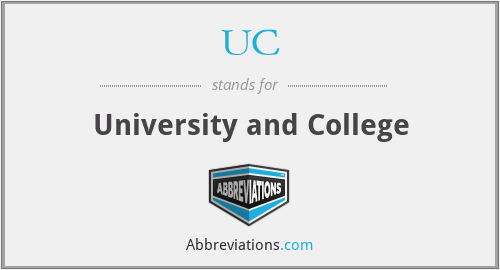 UC - University and College