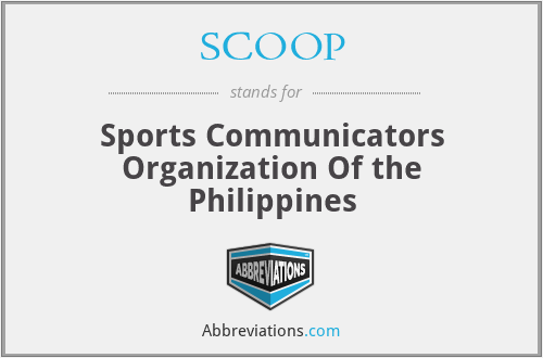 SCOOP - Sports Communicators Organization Of the Philippines