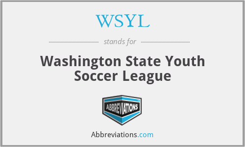 WSYL - Washington State Youth Soccer League