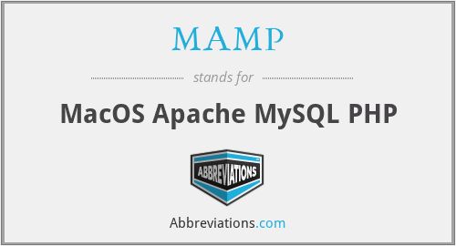 MAMP - MacOS Apache MySQL PHP
