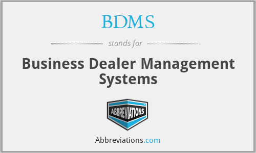 BDMS - Business Dealer Management Systems