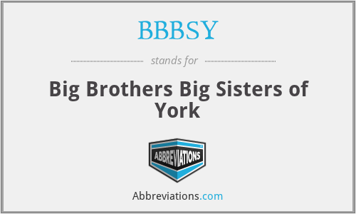 BBBSY - Big Brothers Big Sisters of York