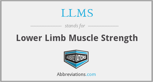 LLMS - Lower Limb Muscle Strength