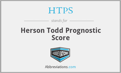 HTPS - Herson Todd Prognostic Score