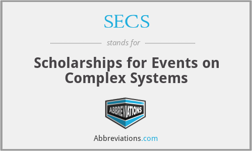 SECS - Scholarships for Events on Complex Systems