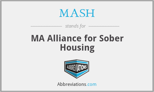 MASH - MA Alliance for Sober Housing