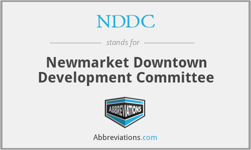 NDDC - Newmarket Downtown Development Committee