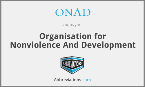 ONAD - Organisation for Nonviolence And Development