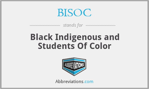 BISOC - Black Indigenous and Students Of Color