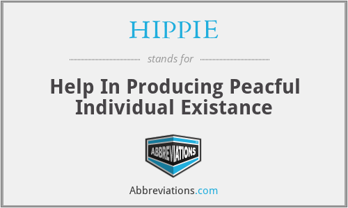 HIPPIE - Help In Producing Peacful Individual Existance