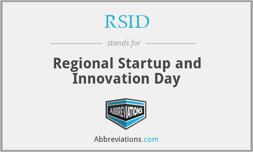 RSID - Regional Startup and Innovation Day