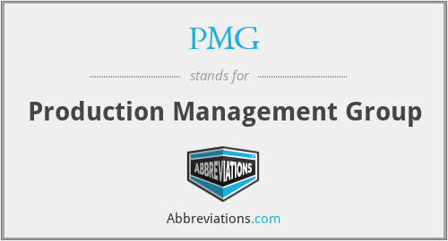 PMG - Production Management Group