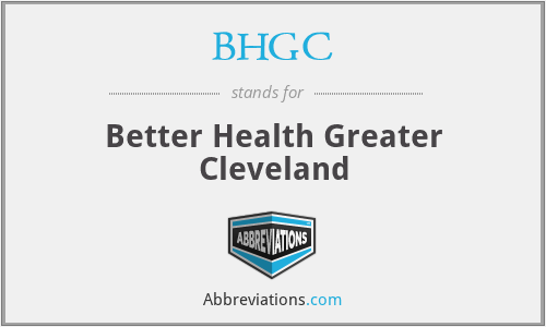 BHGC - Better Health Greater Cleveland